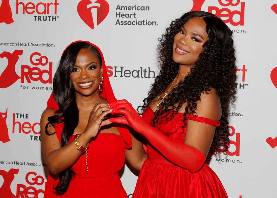 Kandi Burruss and Riley Burruss