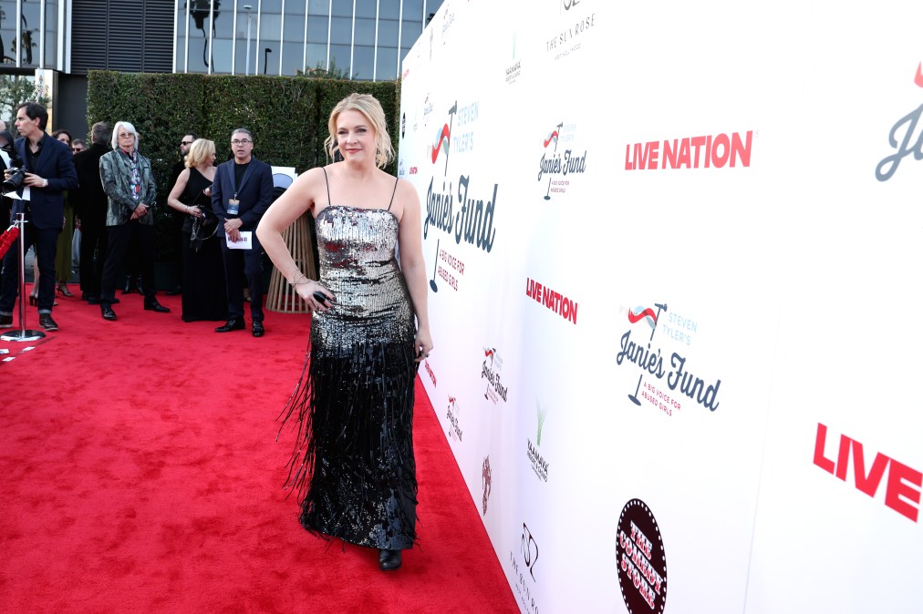 Melissa Joan Hart attends Steven Tyler's 7th Annual Jam for Janie GRAMMY Awards Viewing Party.