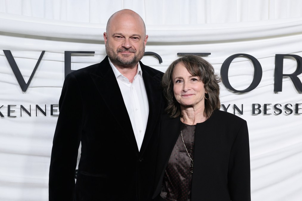 Nina Jacobson and Brad Simpson attend the premiere of FX's "Love Story" at Carnegie Hall.