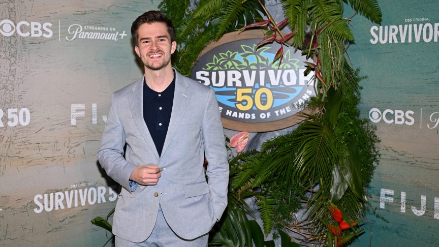 Charlie Davis at the “Survivor 50” premiere screening in New York