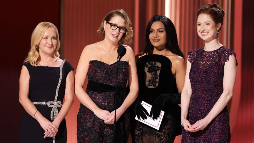 Angela Kinsey, Jenna Fischer, Mindy Kaling and Ellie Kemper.