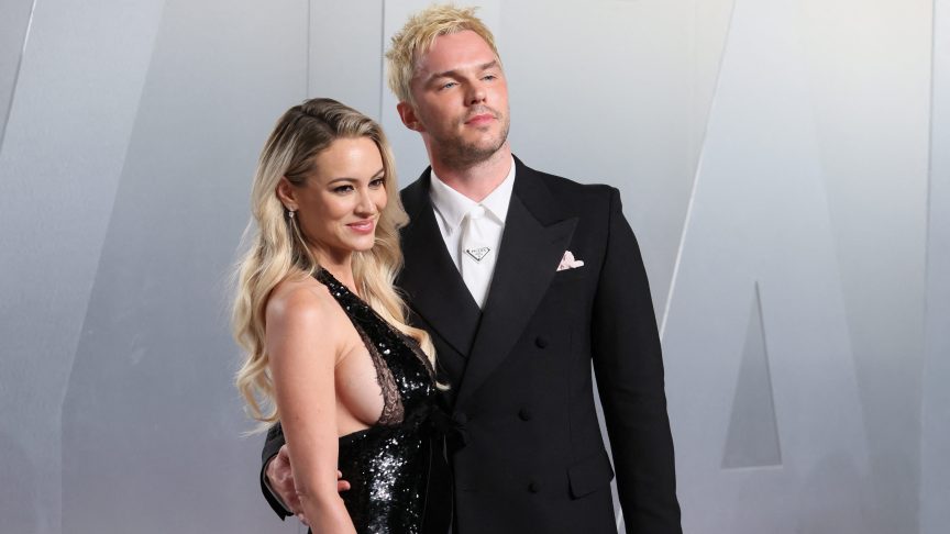 Bryana Holly and Nicholas Hoult.
