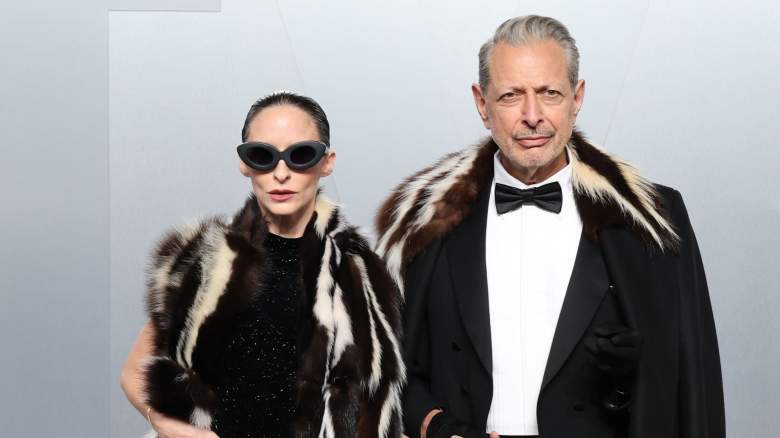 Emilie Livingston and Jeff Goldblum