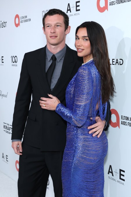 Callum Turner and Dua Lipa