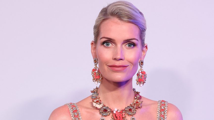 Lady Kitty Spencer arrives at the 70th edition of the "Bal de la Rose" (Rose Ball) event n Monaco.