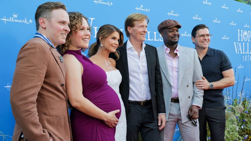 Ben Rosenbaum, Erin Krakow, Lori Loughlin, Jack Wagner, Viv Leacock and Kavan Smith