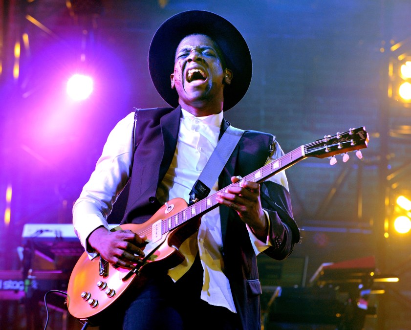 Labrinth performs onstage during Vevo Halloween 2014 