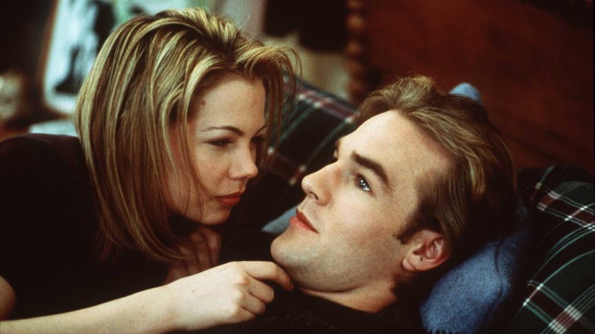 Michelle Williams and James Van Der Beek in "Dawson's Creek."