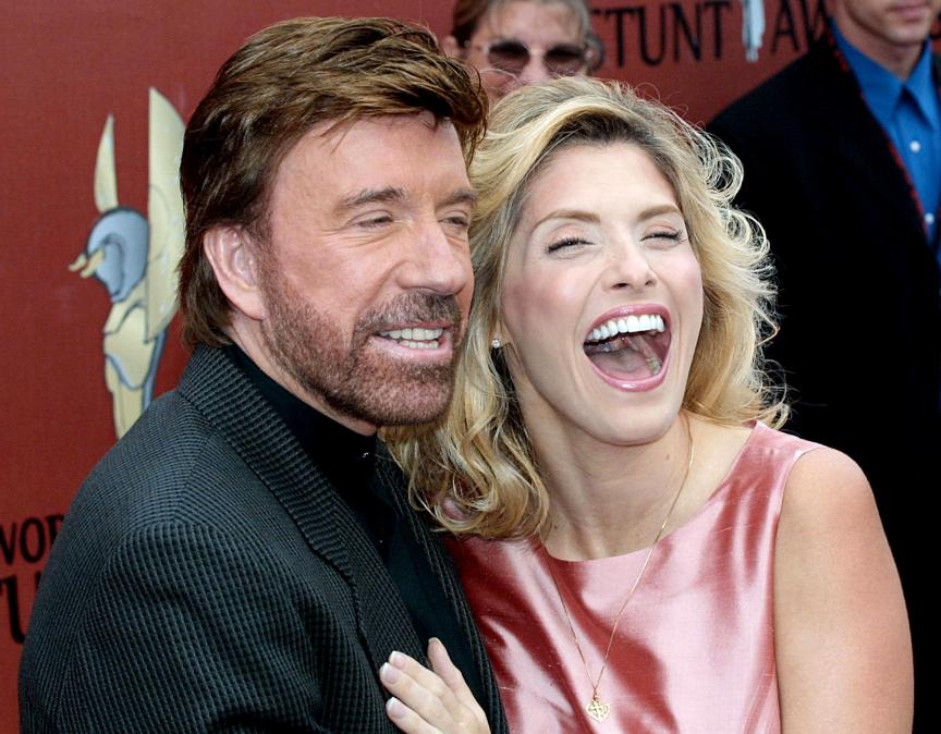 Chuck Norris and Gena O'Kelley