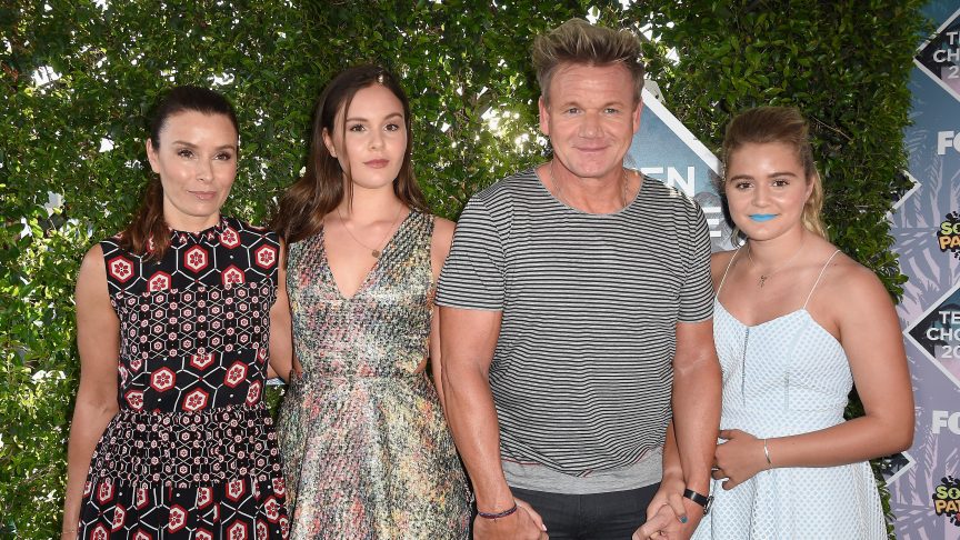 Tana, Megan, Gordon, and Holly Ramsay.