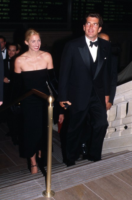 Carolyn Bessette Kennedy and John F. Kennedy, Jr.