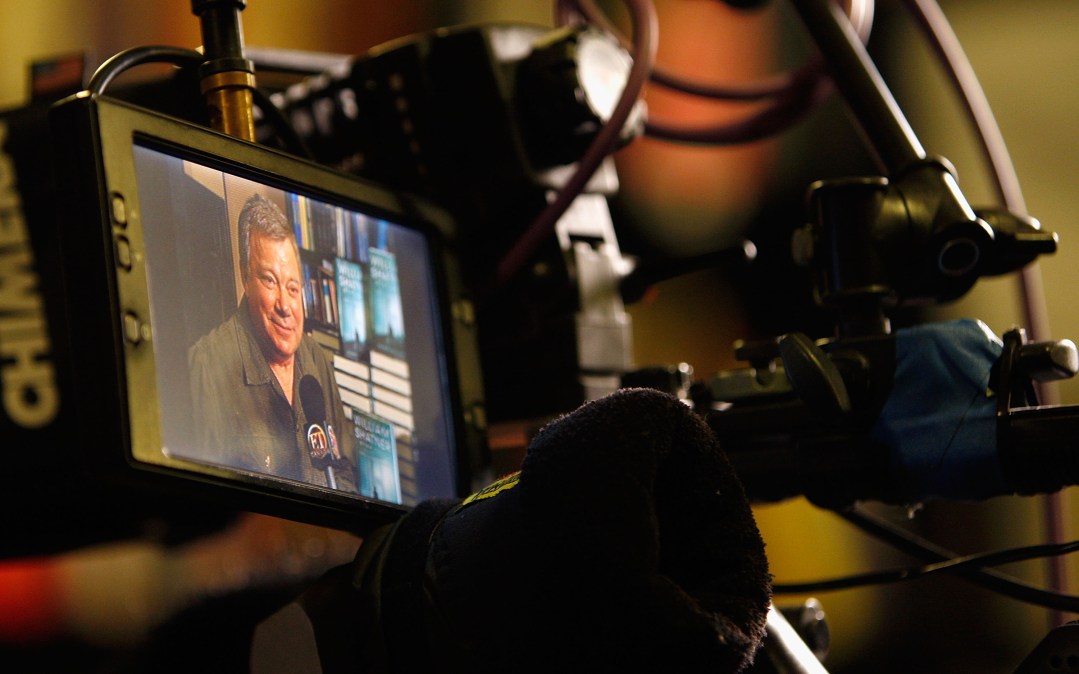 William Shatner Portrait Session And Book Signing At Book Soup