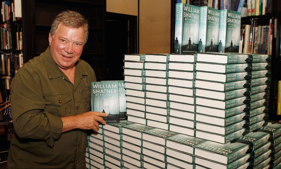 William Shatner Portrait Session And Book Signing At Book Soup