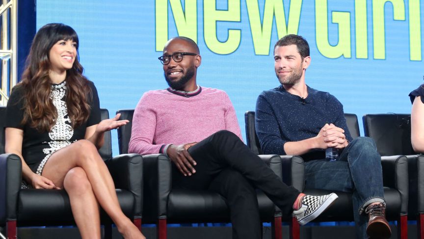 Hannah Simone, Lamorne Morris and Max Greenfield