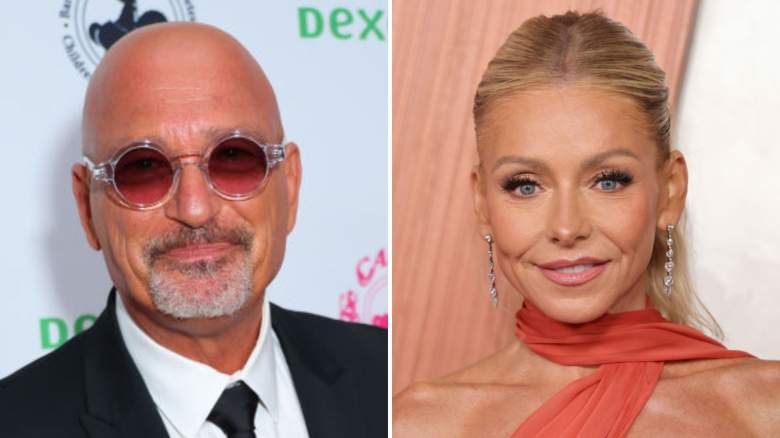 Howie Mandel and Kelly Ripa