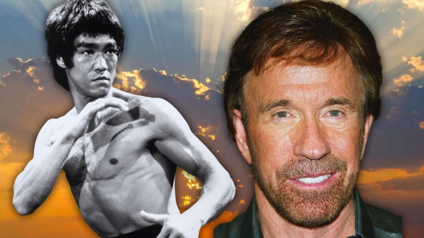Bruce Lee & Chuck Norris