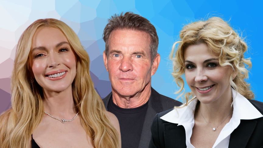 Lindsay Lohan, Dennis Quaid, and Natasha Richardson