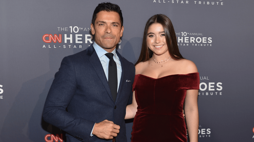 Mark Consuelos and Lola Consuelos