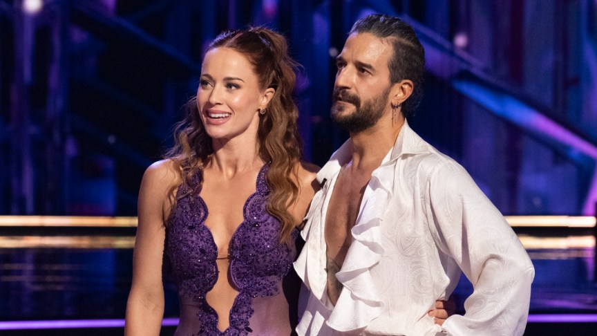 Whitney Leavitt and Mark Ballas on DWTS
