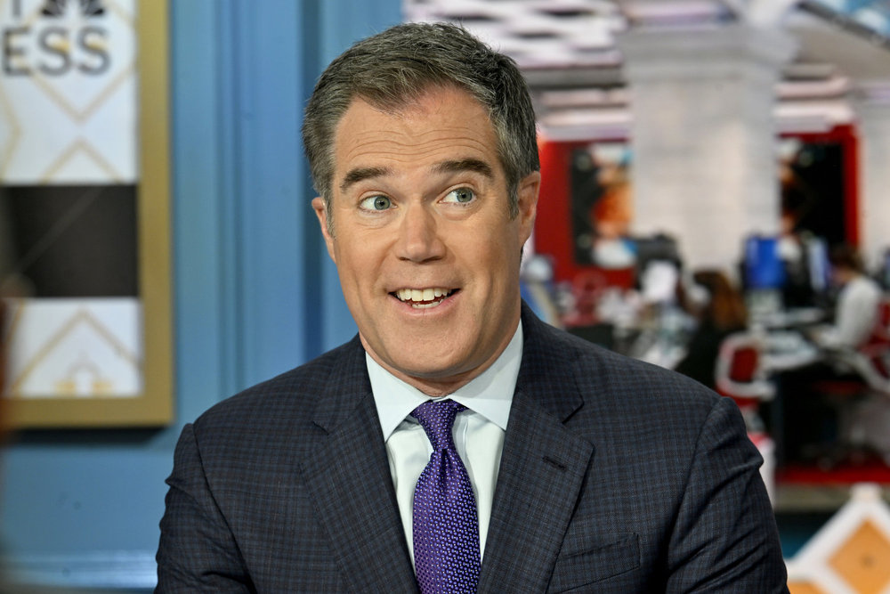 MEET THE PRESS -- Pictured: Peter Alexander, NBC News Chief White House Correspondent, Co-Anchor, Weekend TODAY appears on Meet the Press in Washington D.C., Sunday, May 4, 2025 --