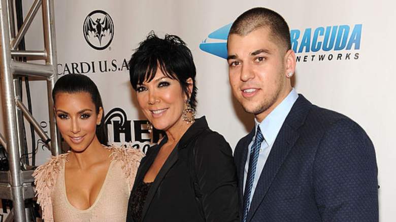 Kim Kardashian, Kris Jenner and Rob Kardashian
