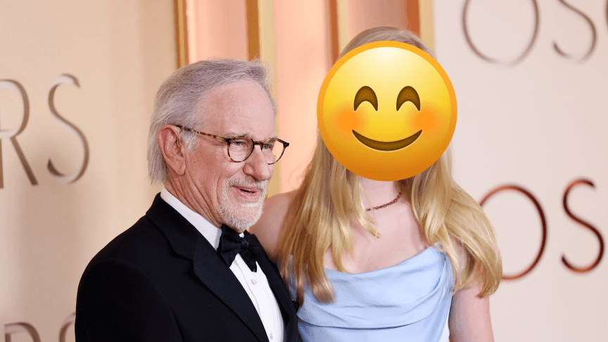 Steven Spielberg and Poppy Gavigan