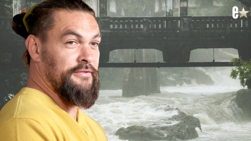 Jason Momoa Escapes Flood-Hit Hawaii