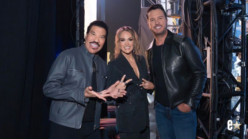 Lionel Richie, Carrie Underwood, Luke Bryan