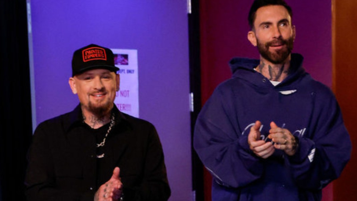 Benji Madden and Adam Levine