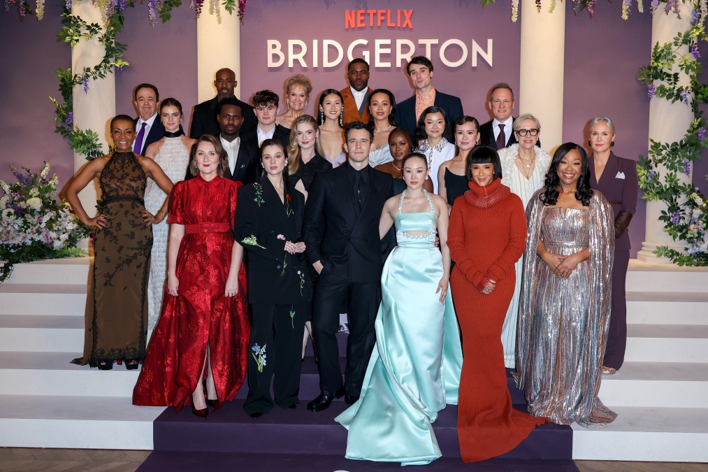 "Bridgerton" Season 4 Cast with Shonda Rhimes