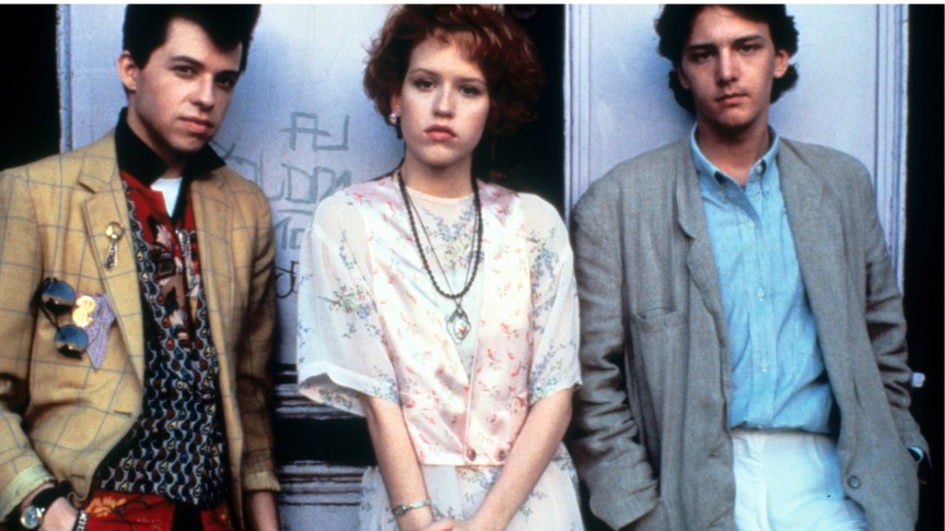 The cast of the 80s feature film 'Pretty in Pink'