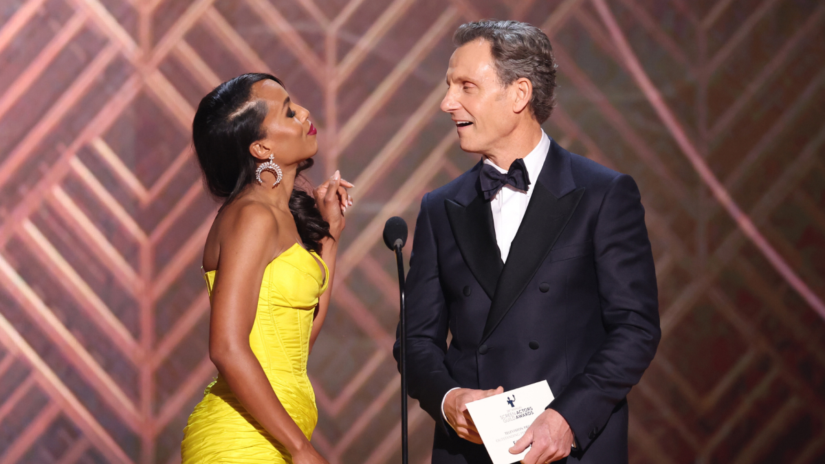 Kerry Washington and Tony Goldwyn