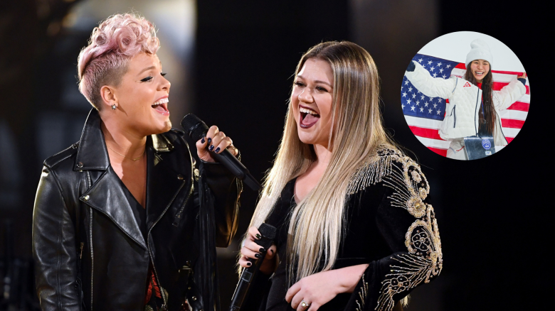 Pink and Kelly Clarkson