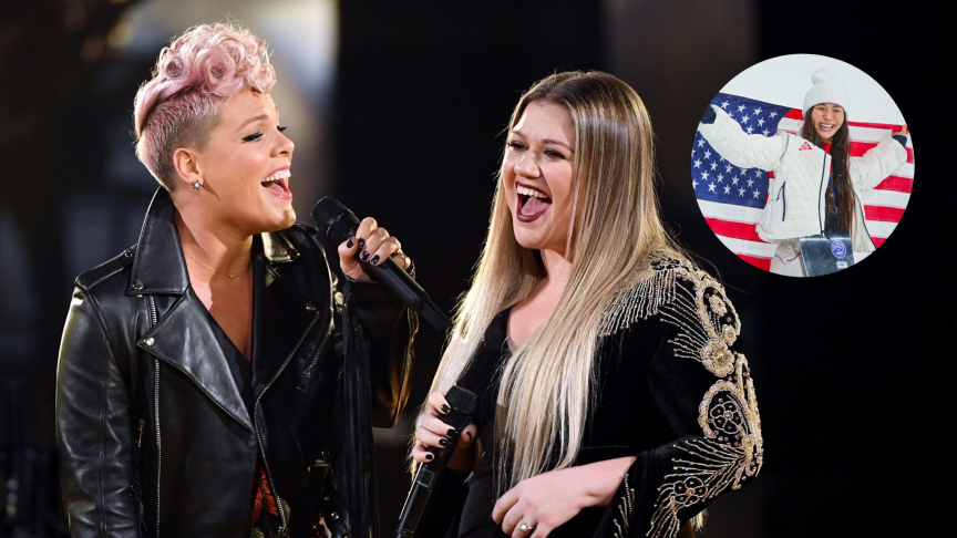 Pink and Kelly Clarkson