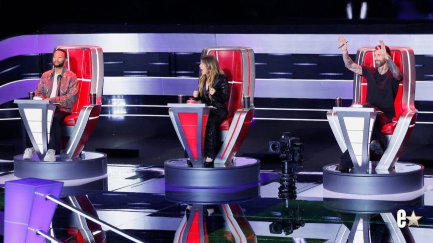John Legend, Kelly Clarkson, Adam Levine