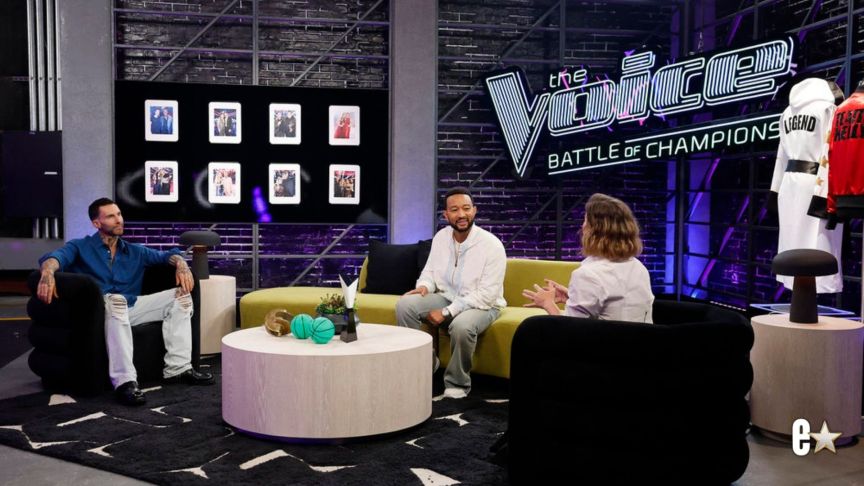 Adam Levine, John Legend, Kelly Clarkson