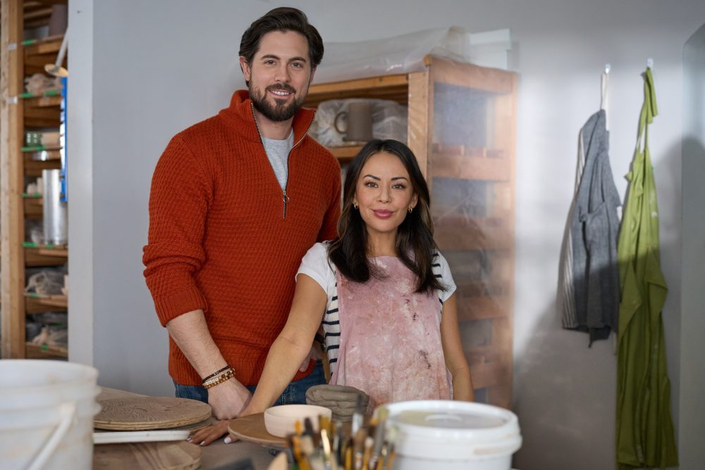 Chris McNally and Janel Parrish