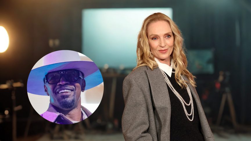 Uma Thurman and Jamie Foxx.