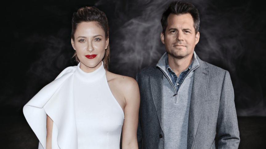 Jill Wagner and Kristoffer Polaha