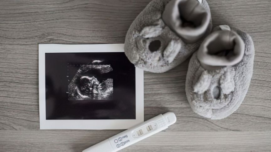 A baby announcement