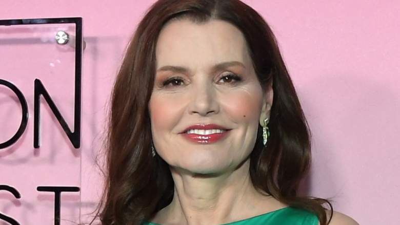 Geena Davis smiling at the Fashion Awards