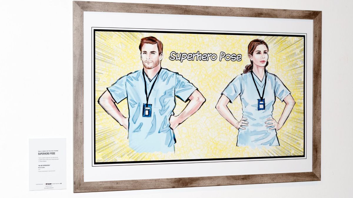 Grey's Anatomy Fan Pose