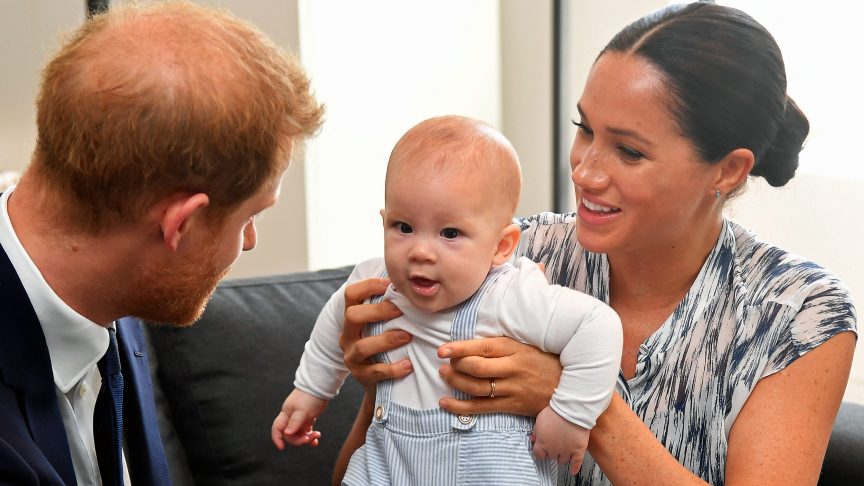 Prince Harry, Duchess Meghan of Sussex and Prince Archie