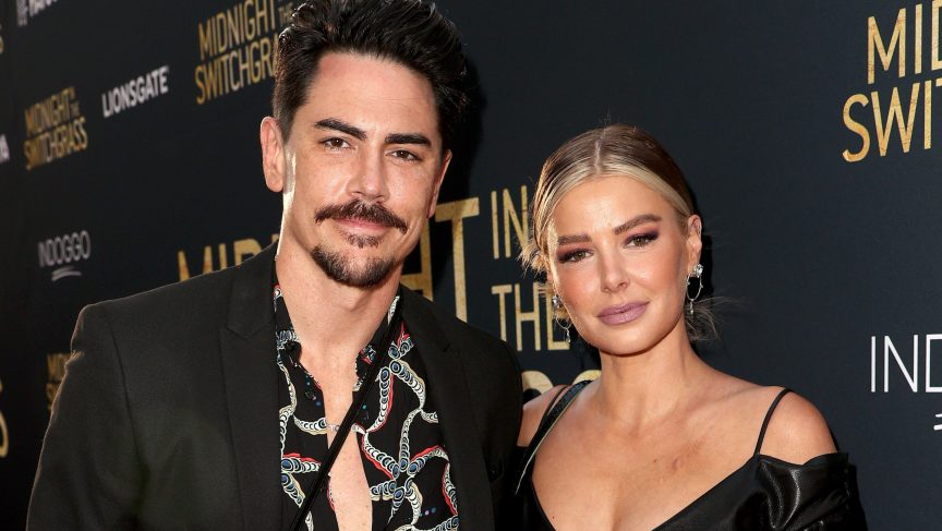 Tom Sandoval and Ariana Madix attend the “Midnight in the Switchgrass” screening in Los Angeles