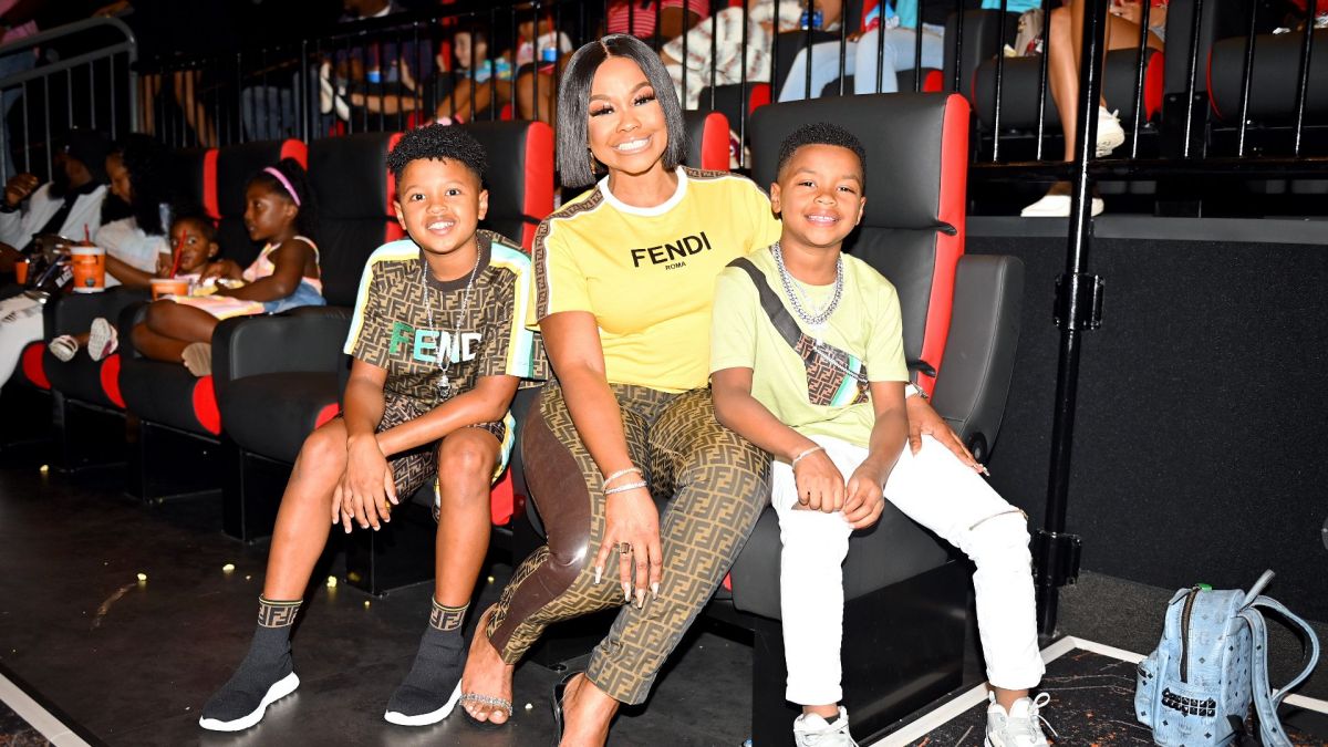 Ayden Nida, Phaedra Parks and Dylan Nida
