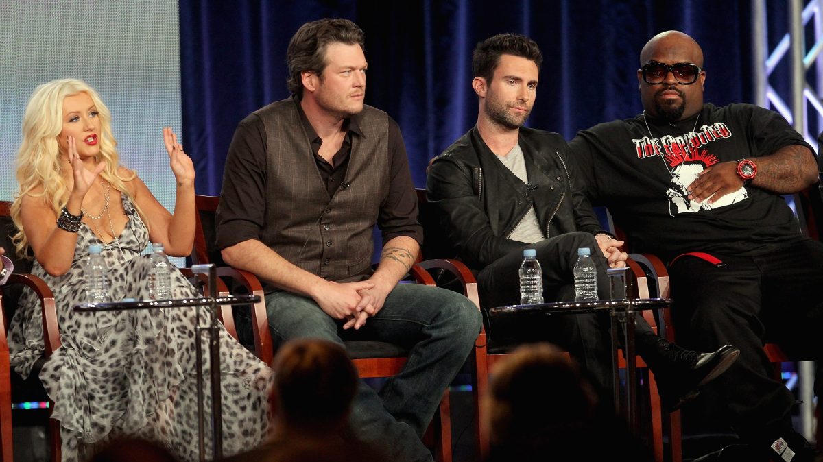 Christina Aguilera, Blake Shelton, Adam Levine, CeeLo Green