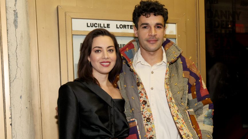 Aubrey Plaza and Christopher Abbott