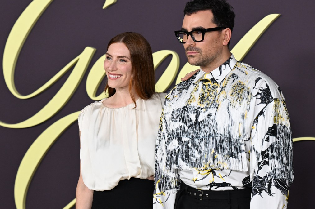 Sarah Levy and Daniel Levy attend the premiere of "Good Grief."