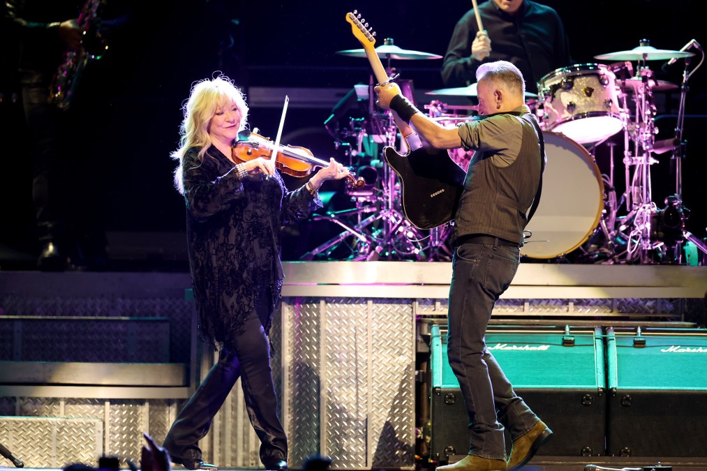Suki Lahav and Bruce Springsteen in 2024.