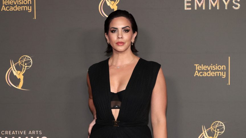 Katie Maloney attends the Creative Arts Emmys as she reacts to Amanda Batula and West Wilson drama